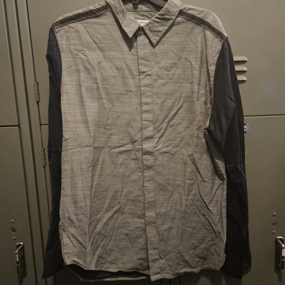 Mens 3.1 Phillip Lim x Target Colorblock Button Up Shirt in Size Medium - Picture 1 of 4